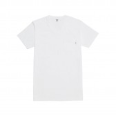 Mr.GENTLEMAN-SOUVENIR V NECK TEE - White