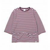 BEDWIN-8:S BORDER T 「BUTCHER」 - Burgundy