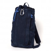 Porter Classic-HARD LINEN RUCKSACK - Blue