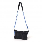 Porter Classic-HARD LINEN SHOULDER BAG S - Black