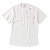 HABANOS-MILITARY COTTON C-NECK S:SL Tee - White