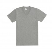 Mr.GENTLEMAN-SOUVENIR V NECK TEE - Grey