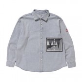 C.E / CAV EMPT-WIDE DENIM SHIRT #3 - Indigo