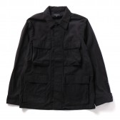 ENGINEERED GARMENTS-BDU Jacket - Cotton Reversed Sateen - Black