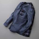 CURLY-LS POPOVER SHIRTS TEE