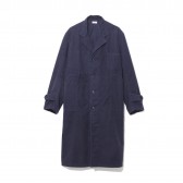 NAISSANCE-MOLESKIN CHESTER COAT - Navy
