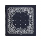 Mr.GENTLEMAN-PAISLEY BANDANA - Navy