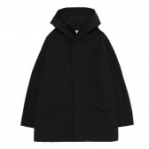 Mr.GENTLEMAN-RAGLAN SLEEVE MOUNTAIN PARKA - Black