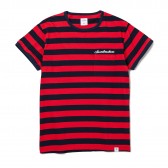 BEDWIN-S:S BORDER T 「EARNIE」 - Red