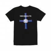 Mr.GENTLEMAN-SYNCHRONICITY BACK PRINT TEE - Black