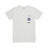 Mr.GENTLEMAN-SYNCHRONICITY POCKET TEE - White
