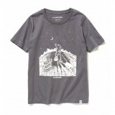 and wander-TAKIBI printed T (M) - Gray