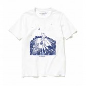 and wander-TAKIBI printed T (M) - White