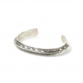 Indian jewelry-Wylie Secatero : Triangle-A - ナバホバングル