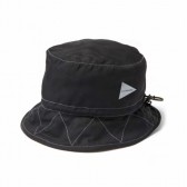 and wander-cotton nylon ox hat - Black