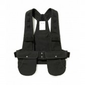 and wander-flame retardant TAKIBI vest - Black