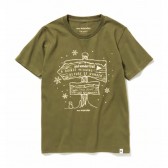 and wander-sign post printed T (M) - Khaki
