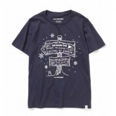 and wander-sign post printed T (M) - Navy