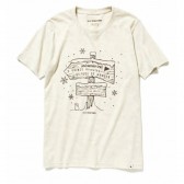 and wander-sign post printed T (M) - Off White