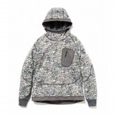 and wander-tent printed back nap raising hoodie - Print Day
