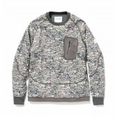 and wander-tent printed back nap raising pullover - Print Day