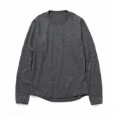 and wander-wool crew neck T - Gray