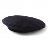 ENGINEERED GARMENTS-Beret - 20oz Melton - Dk.Navy