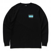 STUSSY-Boardwalk L:S Tee - Black