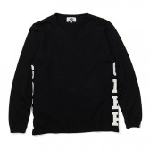 GOODENOUGH-FELT LONG SLEEVE TEE - Black