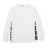 GOODENOUGH-FELT LONG SLEEVE TEE - White
