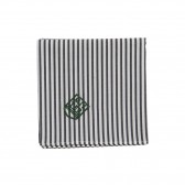 Mr.GENTLEMAN-HANDKERCHIEF - Grey Stripe