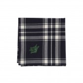 Mr.GENTLEMAN-HANDKERCHIEF - Navy Check