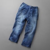 CURLY-MAZARINE WD TROUSERS - Antique Indigo