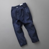 CURLY-MAZARINE WD TROUSERS - Dark Indigo