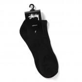 STUSSY-Mini SS Link No Show Socks - Black
