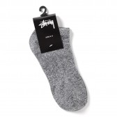 STUSSY-Mini SS Link No Show Socks - Grey Heather