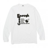 GOODENOUGH-PRINT L:S TEE - G.D.E.H - White