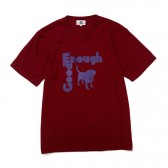 GOODENOUGH-PRINT TEE - DOG - Burgundy