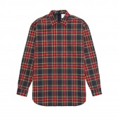 Mr.GENTLEMAN-PULLOVER SHIRT - Navy Red