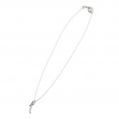 LEATHER & SILVER MOTO-イーグルネックレス S NC-01 - Silver