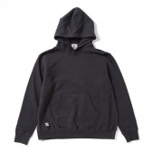 HABANOS-BIG FOODED SWEAT PARKA - Black