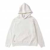 HABANOS-BIG FOODED SWEAT PARKA - White