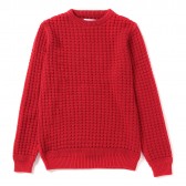 HABANOS-BIG WAFFLE COTTON KNIT - Red