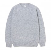 BEDWIN-C-NECK SHAGGY KNIT SWEATER 「LECKIE」 - Gray
