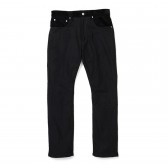 GOODENOUGH-CORDUROY PANTS TYPE S - Black