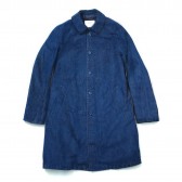 Living Concept-DENIM WORK COAT - BIO WASH - B.Blue