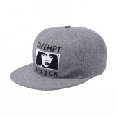 C.E / CAV EMPT-DESIGN WOOL LOW CAP - Grey