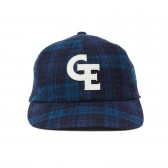 GOODENOUGH-FELT PATCHED B.B CAP - Blue