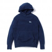 STUSSY-Indigo Hoodie - Indigo