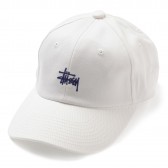 STUSSY-Kids Classic Logo Strapback Cap - White